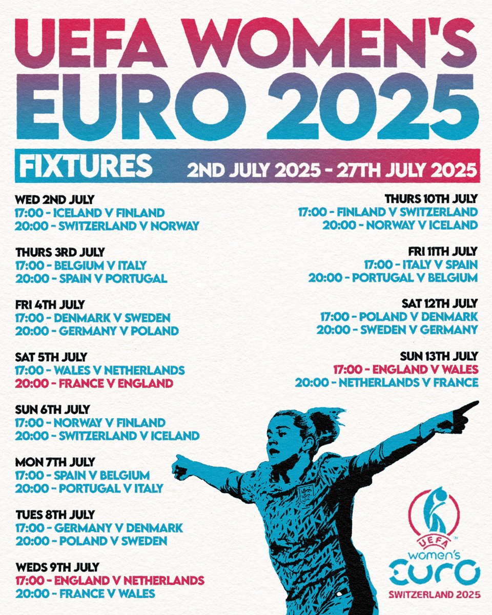 Sebright Arms (@sebrightarms) on Twitter photo ⚽ Women’s EURO 2025 – every match live, loud, and on the big screens. Tables are booking fast, secure yours now at sebrightarms.com/table-booking ⚽ Women’s EURO 2025 – every match live, loud, and on the big screens. Tables are booking fast, secure yours now at sebrightarms.com/table-booking