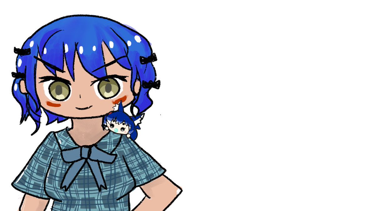 山田リョウ 「#アイーダ大賀美 画力足りなす… たこ焼き屋編くるかな?たのしみー」|イースターのイラスト