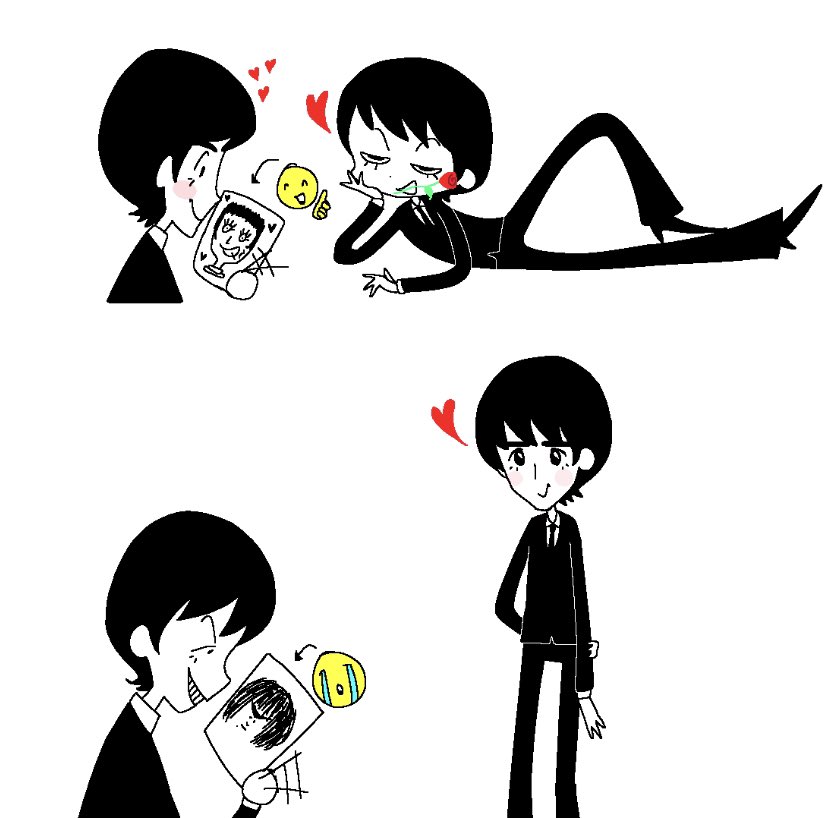 repairingahole's tweet image. does he even like him