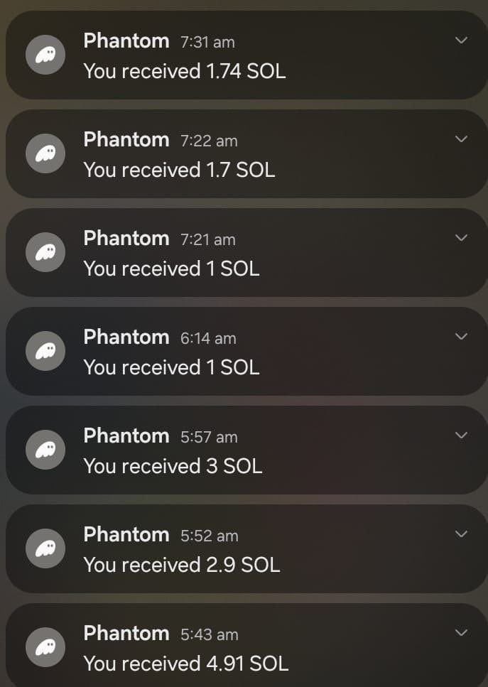 $15000 in $SOL --- 5 lucky winners!

To win:
1. Follow
2. Like &amp; Retweet
3. Drop your wallet address 👇🏻