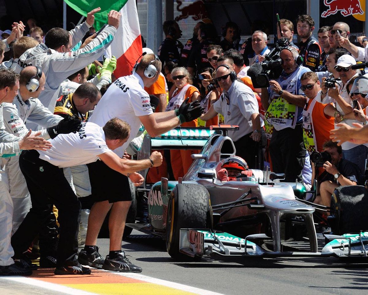 Last Podium in F1
On This Day in Valencia 2012

#KeepFightingMichael