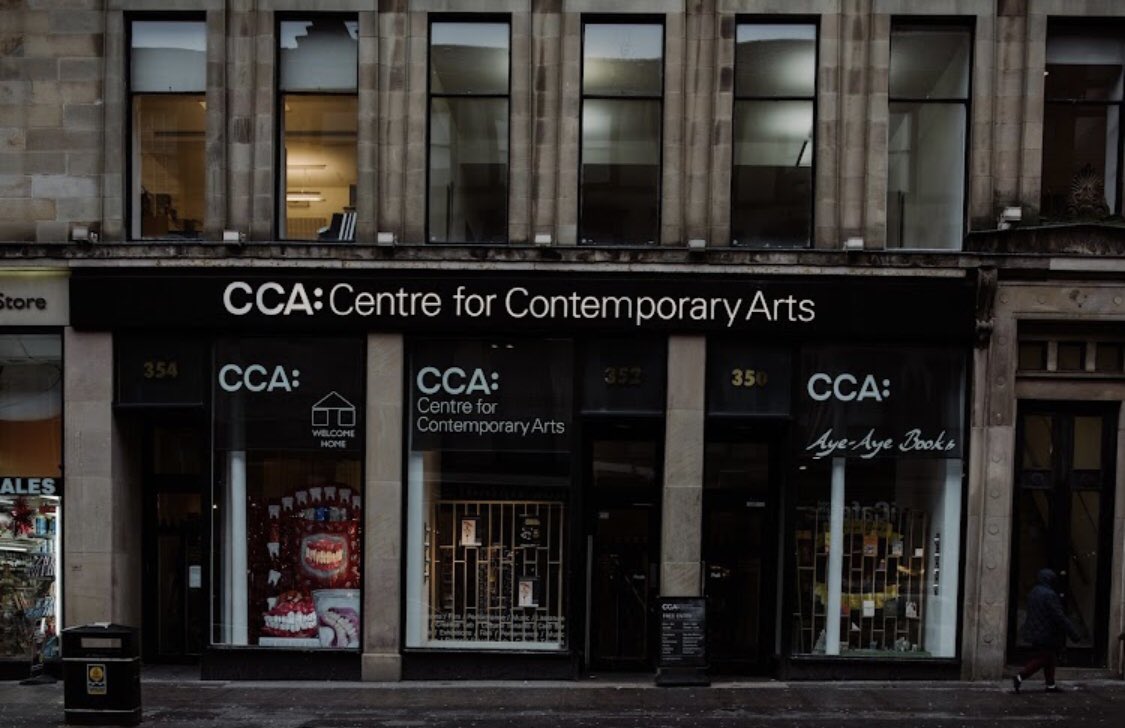 Showdown at CCA today, 12 noon. 

Management will try to shut down Palestine arts events.

Please share this call, and turn up in support at the CCA, 350 Sauchiehall Street 
Glasgow G2 3JD