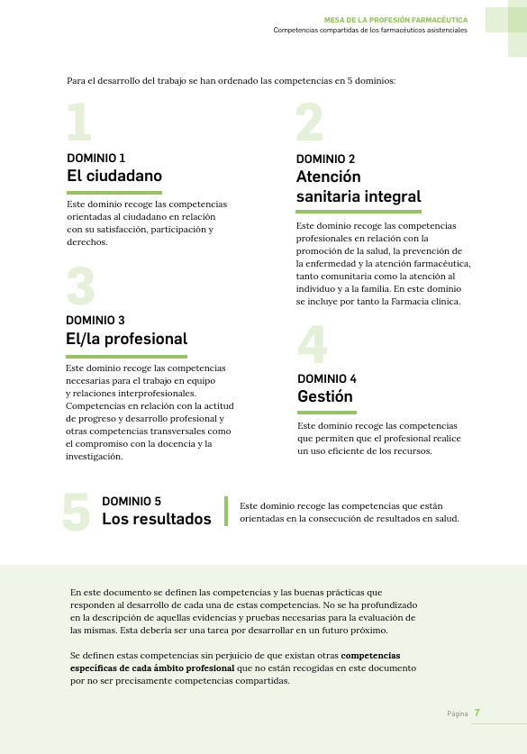 🆕📗Competencias comunes del farmacéutico asistencial -- Mesa de la Profesión Farmacéutica (de la que <a href="/sefh_/">S.E.F.H</a> forma parte)

Hito estratégico que define un marco transversal que identifican el perfil profesional del farmacéutico en los diferentes entornos asistenciales

19