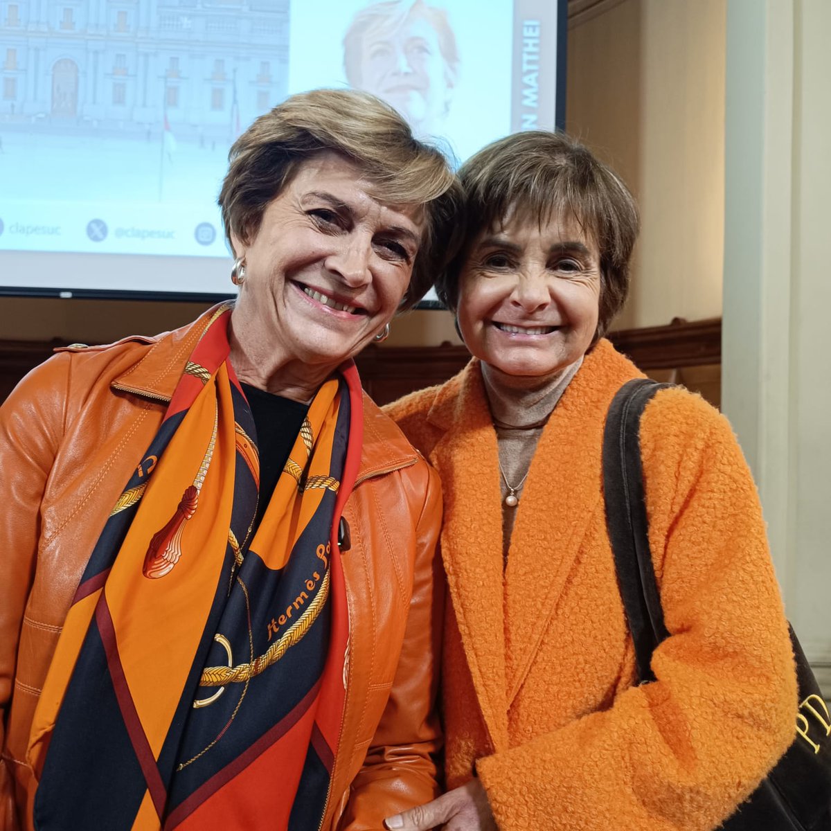 Acompañando a mi querida amiga <a href="/evelynmatthei/">Evelyn Matthei</a> en <a href="/ClapesUC/">CLAPES UC</a> donde expuso, de manera clara y firme, sus propuestas de Gobierno.