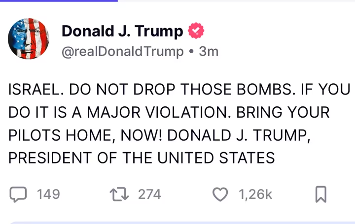 sbarmen's tweet photo. I find it fascinating that world politics, like "sending messages" about ceasefire is done via social media.  Is this really happening? https://t.co/x3Kyh0lqj2