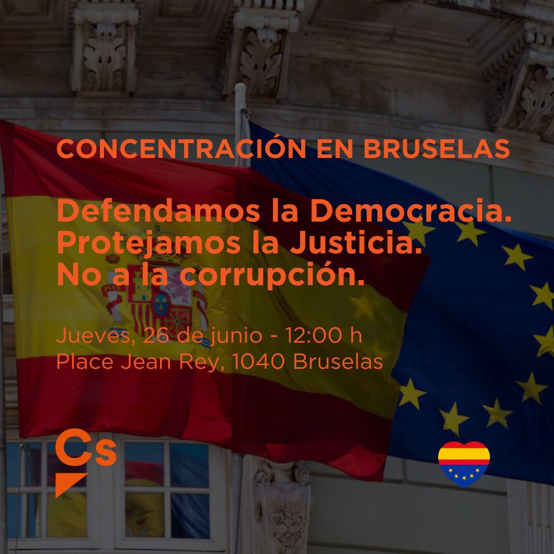 🇪🇺 Este jueves, en Bruselas, levantaremos la voz en defensa de los valores que hacen fuerte nuestra democracia.

⚖️ La separación de poderes, la independencia judicial, la lucha implacable contra la corrupción.

💪 Por la regeneración institucional.
