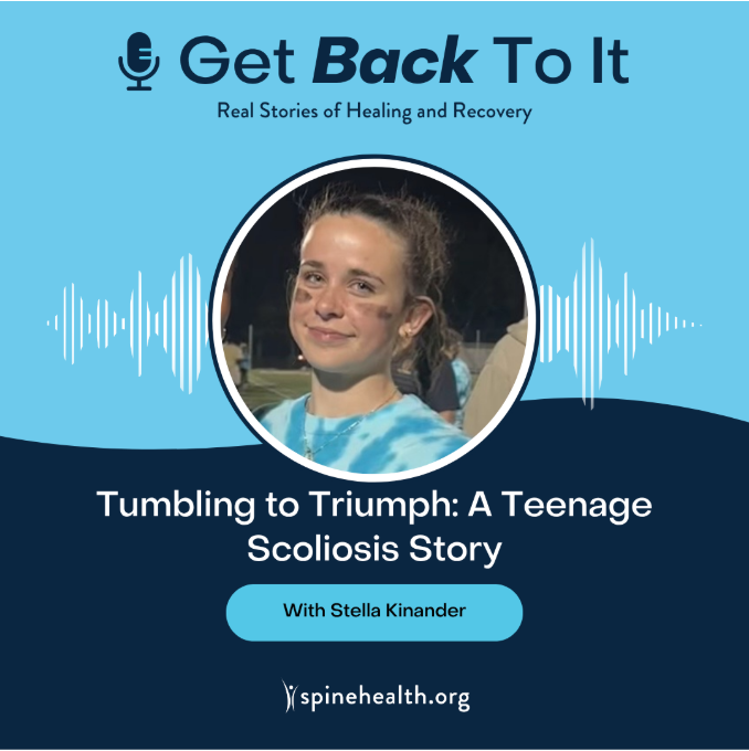 SpineHealthFdn's tweet image. High school athlete. Rapid scoliosis diagnosis. Surgery that changed everything.
From bracing to spinal fusion, she endured pain & setbacks but found strength she didn't know she had 💪
6 months post-op: back on her feet with new passions beyond cheer.
🎧 Tune in for her triumph…