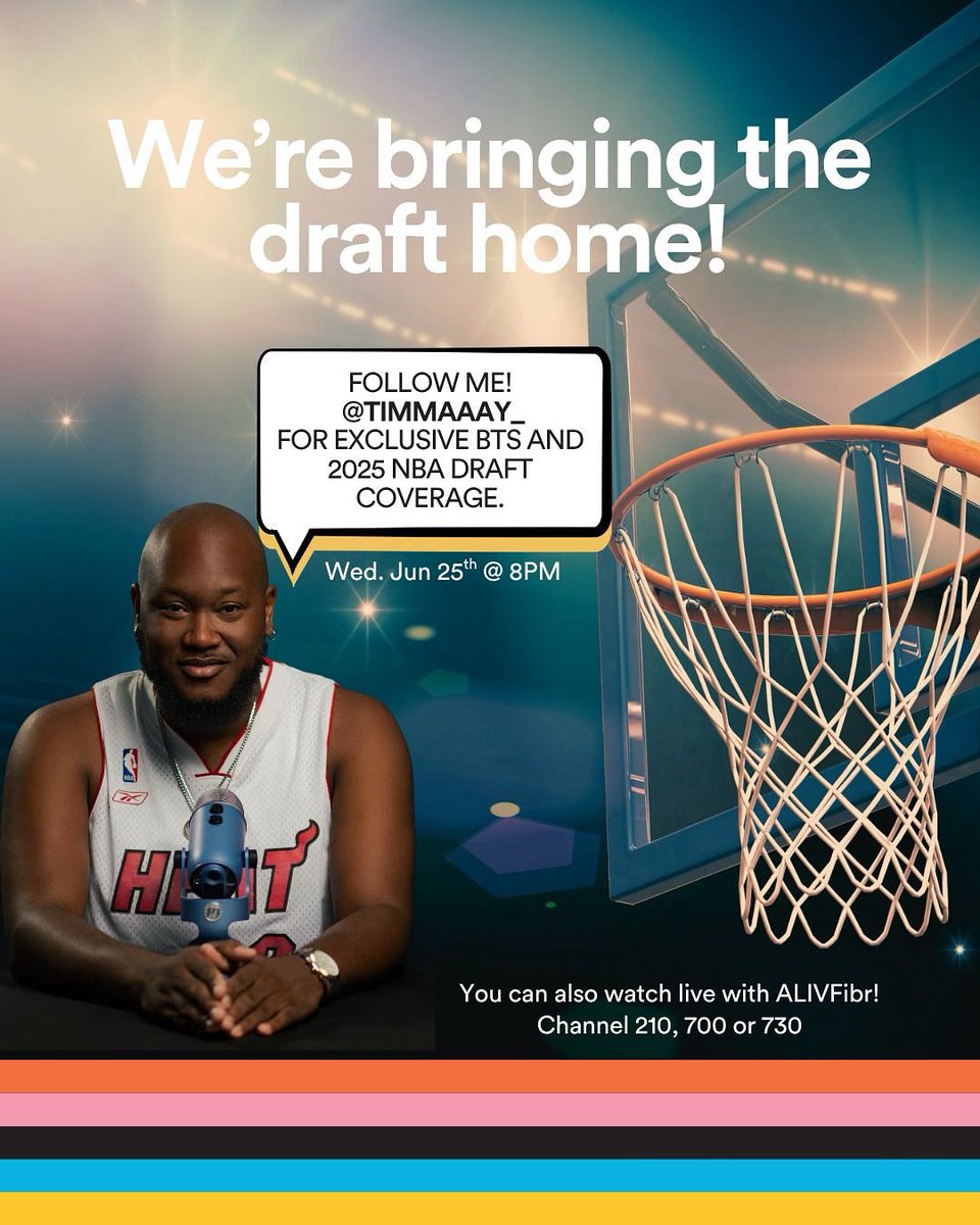 My 2025 <a href="/NBA/">NBA</a> draft coverage begins today as I speak to <a href="/vj_edgecombe/">Vj💫</a> ahead of him hearing his name called tomorrow night! 🏀🇧🇸

You can watch the draft live Wednesday at 8PM on REV / <a href="/wearealiv/">ALIV</a> Fibr channel 700!