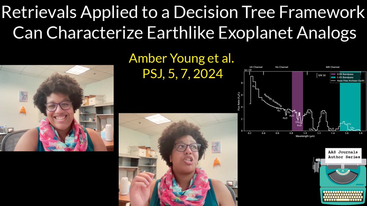 American Astronomical Society (AAS) (@aas_office) on Twitter photo ⭐️ AAS Publishing is celebrating #BlackSpaceWeek 2025 with a special series of AAS Journal Author video chats in collaboration with <a href="/BlackInAstro/">Black In Astro ™</a>.
Amber Young (<a href="/NAU/">NAU</a>, <a href="/NASAGoddard/">NASA Goddard</a>) chats about her article on Earthlike exoplanets: youtu.be/kBLkQIi3S18 ⭐️ AAS Publishing is celebrating #BlackSpaceWeek 2025 with a special series of AAS Journal Author video chats in collaboration with <a href="/BlackInAstro/">Black In Astro ™</a>.
Amber Young (<a href="/NAU/">NAU</a>, <a href="/NASAGoddard/">NASA Goddard</a>) chats about her article on Earthlike exoplanets: youtu.be/kBLkQIi3S18