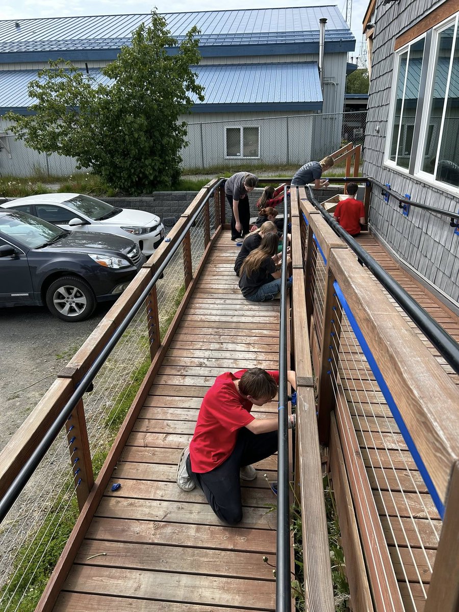 Our English Station Alaska mission team is back home! They used their artistic talents in worship and added to a beautiful existing nursery mural. They also took on various work projects and had many opportunities to share the gospel and pray with locals. Soli Deo Gloria!