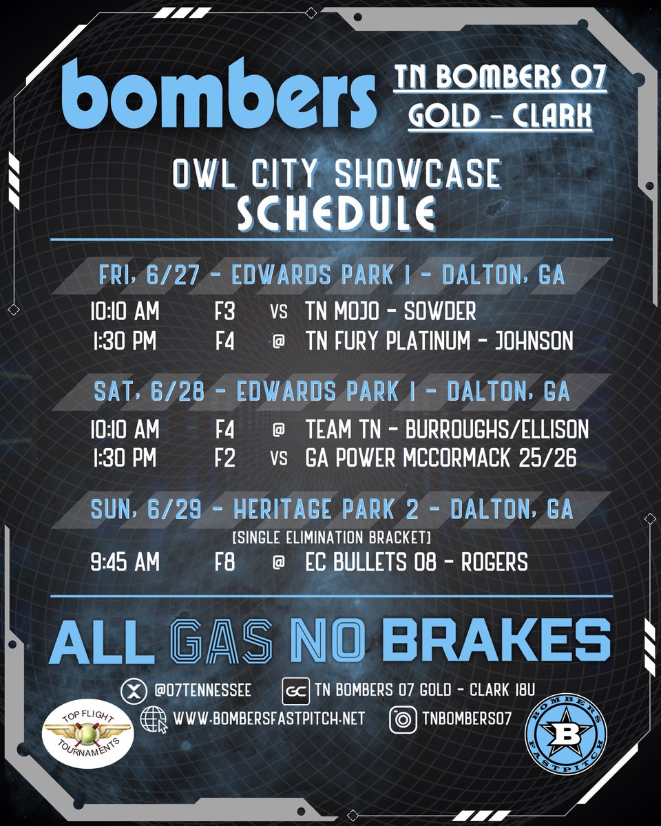 Tennessee Bombers 07 Gold-Clark tweet media