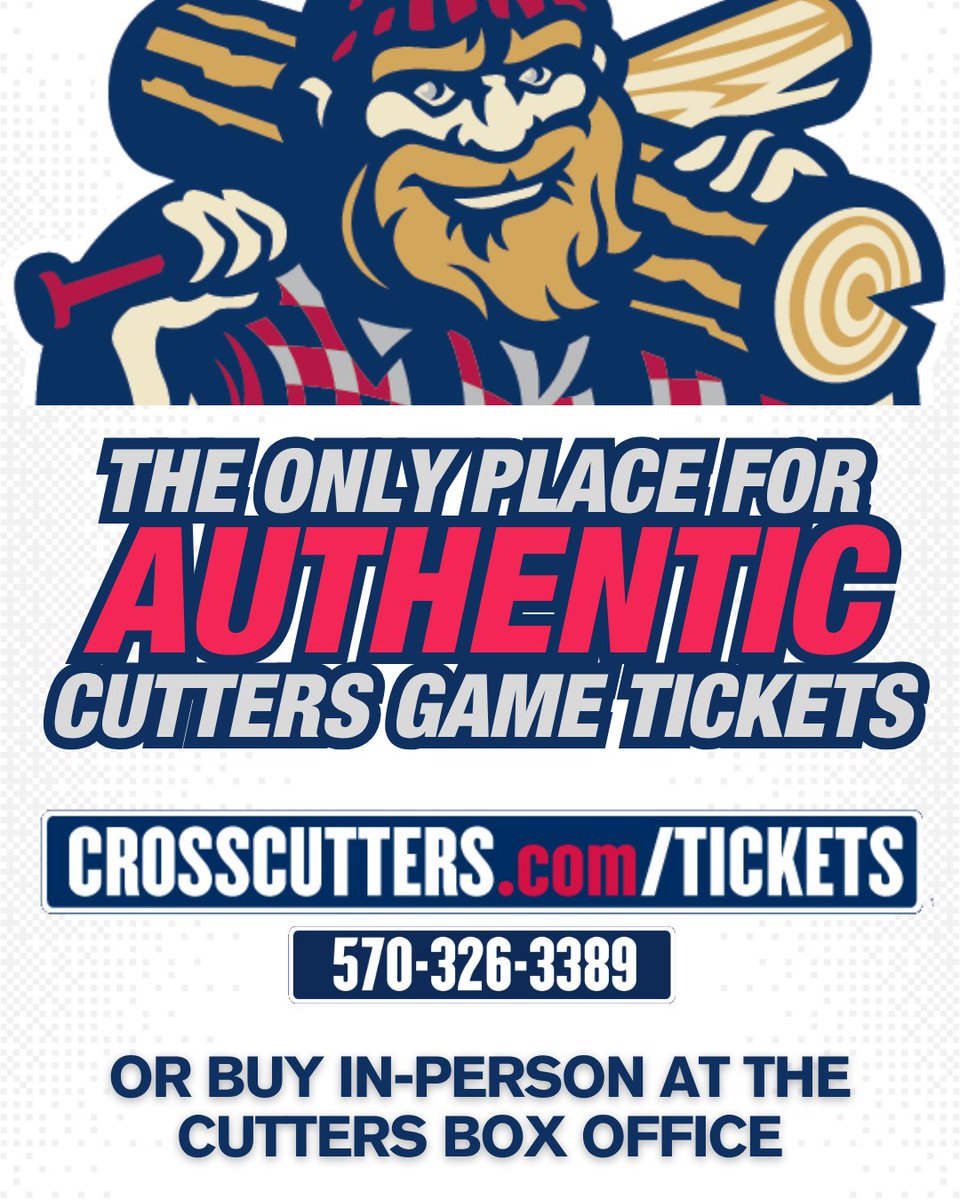 crosscutters's tweet image. Fans, Crosscutters.com is the ONLY option for authentic Cutters tickets straight from the source!
If you're seeing Cutters tickets on other sites for $50, $100 or even $200, don't be fooled - our tickets are only $8-$15 each!