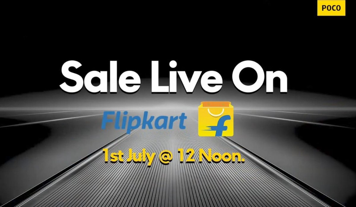 BenakeSanj49970's tweet photo. "FLIPKART BIG POCO SALE 🔥 Don't miss out! Tune in LIVE on July 1st, 12 PM! 🛍️ #PocoSale #Flipkart #LiveSale"
#POCOF75G
#AllPowerNoBS 
@Himanshu_POCO @IndiaPOCO @KAPOCOFANS https://t.co/AxElJSgzBJ