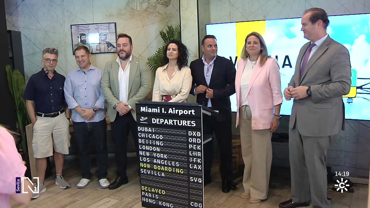 Empresarios y Ayuntamiento unen fuerzas para conseguir el vuelo directo Sevilla-Miami

El objetivo es potenciar el turismo y las relaciones comerciales entre ambas ciudades

🌐 csur.red/l16O50Wfq3B
