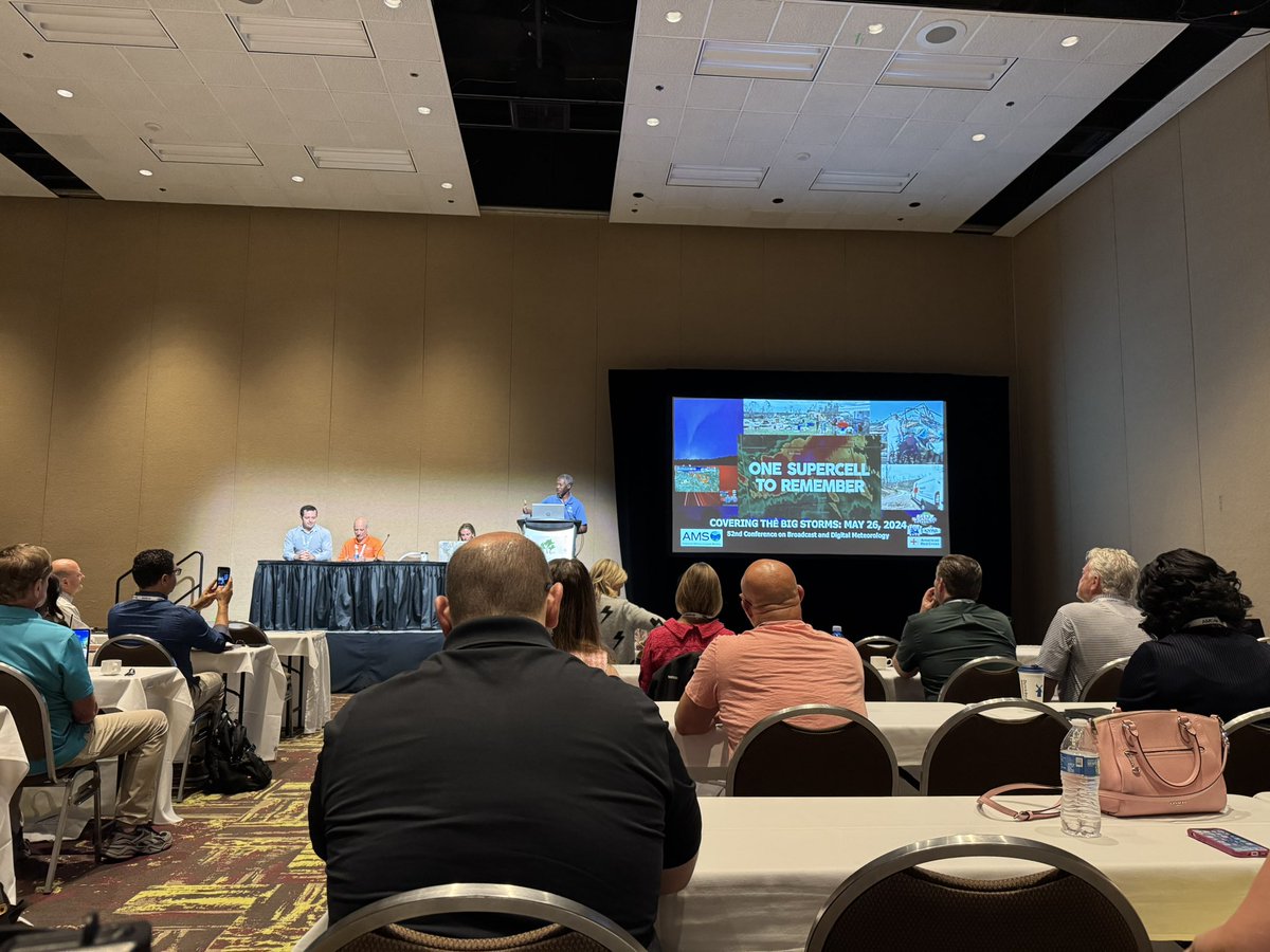 Looking forward to the first day at the AMS Broadcast Conference! #AMS52BC