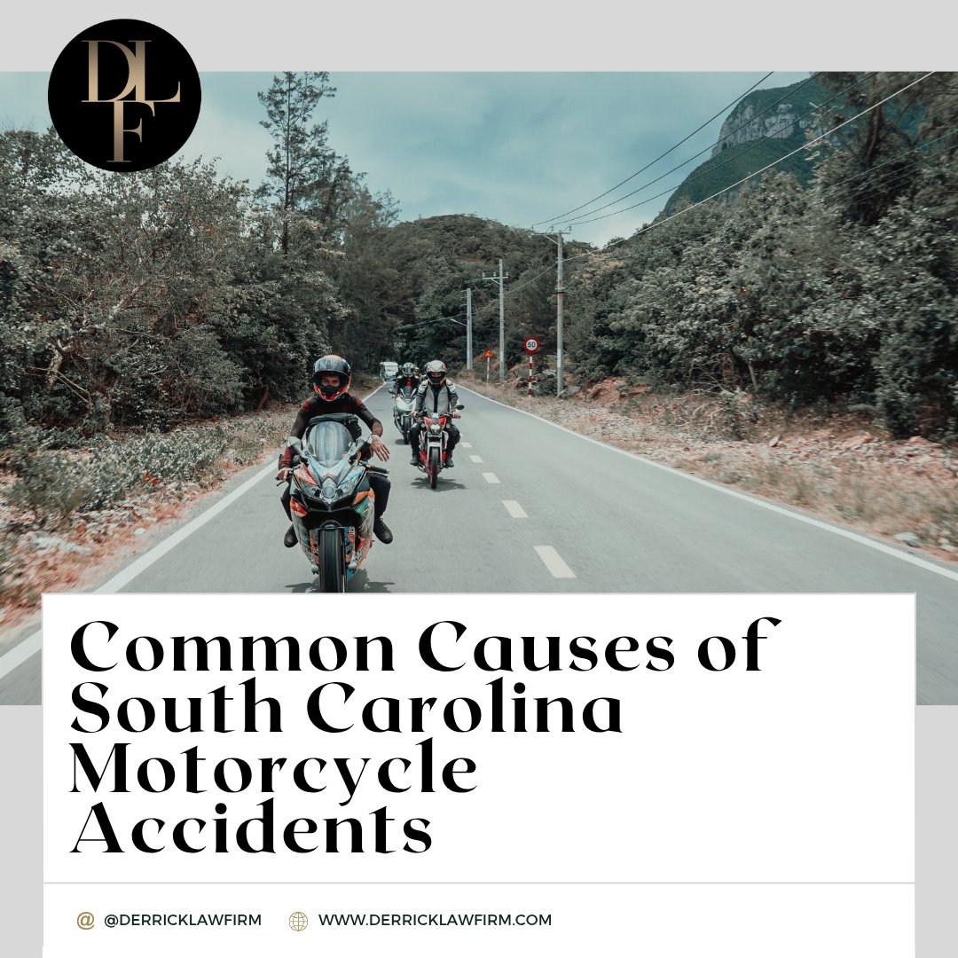 SC motorcyclists: Be aware of accident risks from drivers making left turns, following too closely, or driving distracted. If you've been injured in a motorcycle accident, call (843) 248-7486 to see if we can help. #SouthCarolina derricklawfirm.com/library/north-…