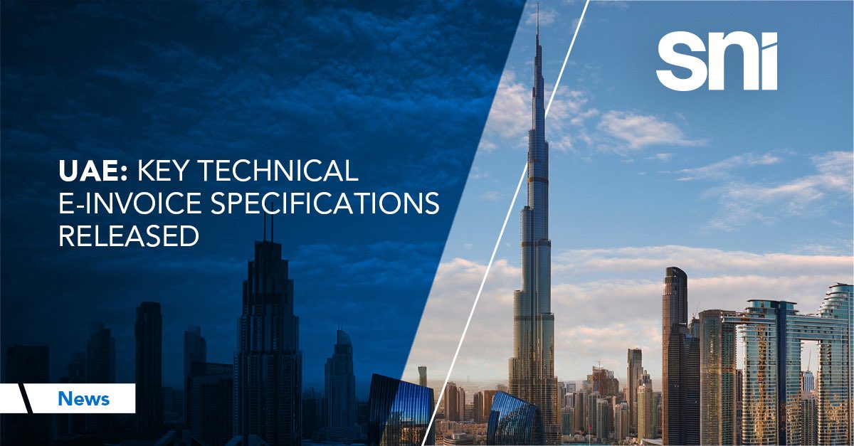 The United Arab Emirates (UAE) is making significant strides in its e-invoicing journey, with the Ministry of Finance (MoF) unveiling crucial technical documents to guide businesses and service providers.

Click the link below to read the full article. 

snitechnology.net/uae-key-techni…