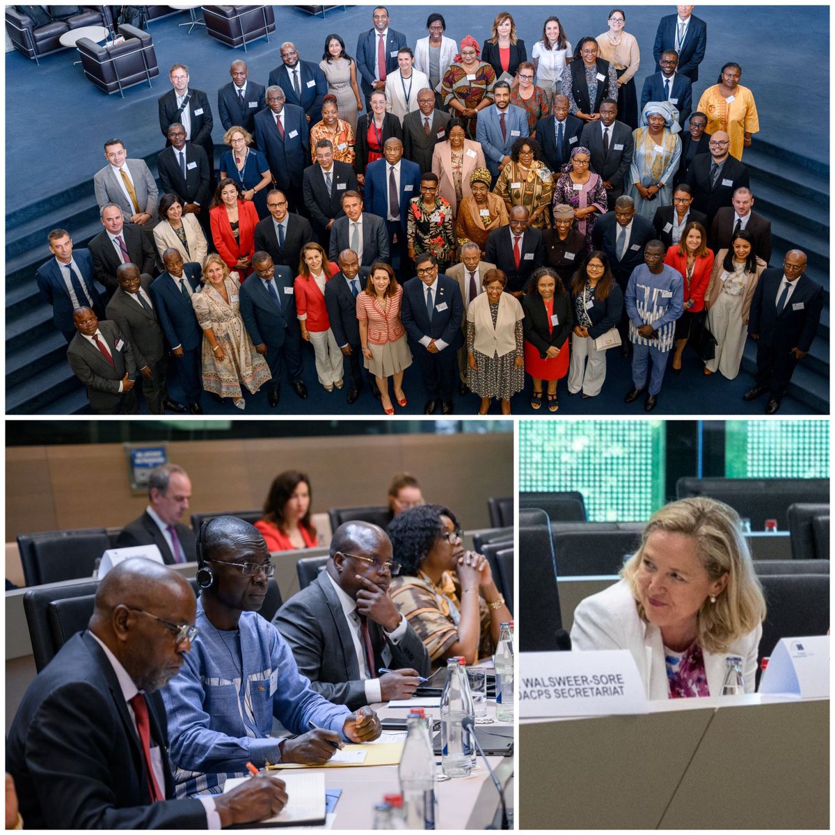 Delighted to welcome one more year ambassadors from Africa, the Caribbean &amp; Pacific States at our HQ.

Europe is a beacon of stability in a changing world.

The <a href="/EIB/">European Investment Bank</a> will continue to build strong global partnerships, working for prosperity, win-win outcomes and peace.

🌎🌍🌏🕊️