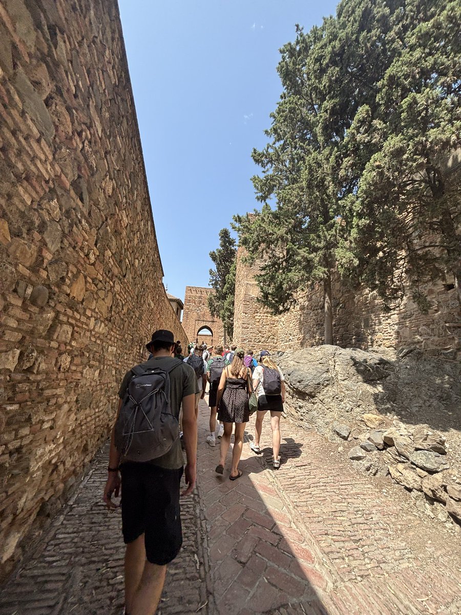 HelenBrooking's tweet photo. Málaga group now visiting El Alcazaba #dhsbcew https://t.co/B6BTq0C0Ij