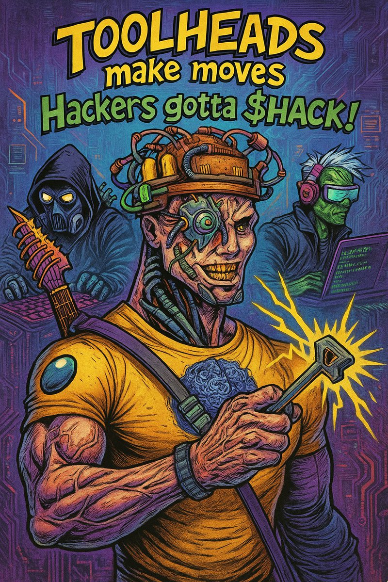 sirsimba55's tweet image. ⚡TOOLHEADS make moves ⚒️
@CnftTools 
💻 Hackers gotta $HACK! 🧠💥
Cyberpunk isn’t a trend—it’s the battleground.
We build. They breach.
But the code always favors the creators.
💾 Power up. Patch in. Dominate.
#CNFTTOOLS #TOOLHEADS #HackTheFuture #MAGA (Make Ada Great Again) 🧩