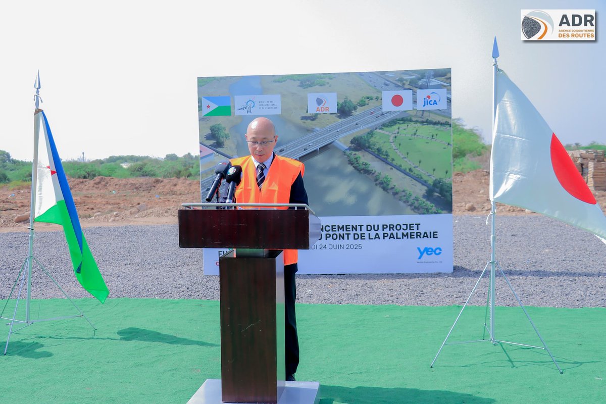 🚨🚧 Coup d’envoi officiel des travaux de construction du pont de la Palmeraie ce Mardi 24 juin 2025 : 

Ce pont 2×3 voies, conçu pour être à la fois moderne et résilient face au changement climatique, vise à fluidifier le trafic dans une zone empruntée quotidiennement par 38.000