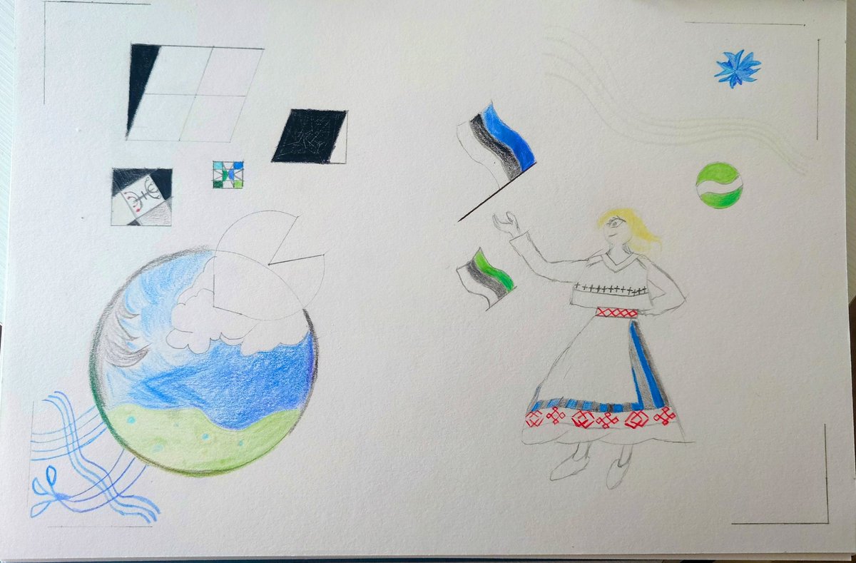 It might be very simple but I worked on this for a while. And with this post I'd introduce you to my new vision for art which I want to stand for. I call it...  

Frutiger Aero Ethnofuturism

Head Jaanipäeva kõigile!! 🇪🇪
#frutigeraero #aero #frutiger #etnofuturism #ethnofuturism