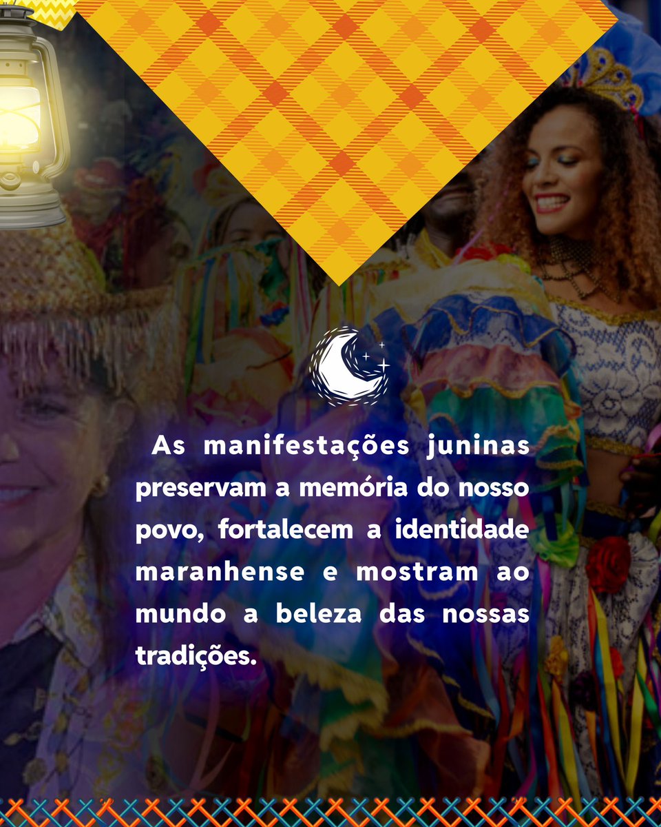 Hoje é dia de São João!

Uma data que aquece o coração do nosso povo com fé, alegria e tradição.

As cores, os ritmos, os sabores e a cultura popular tomam conta do Maranhão e celebram a beleza do que temos de mais nosso. Viva as festas juninas! Viva São João! 💙💛❤️