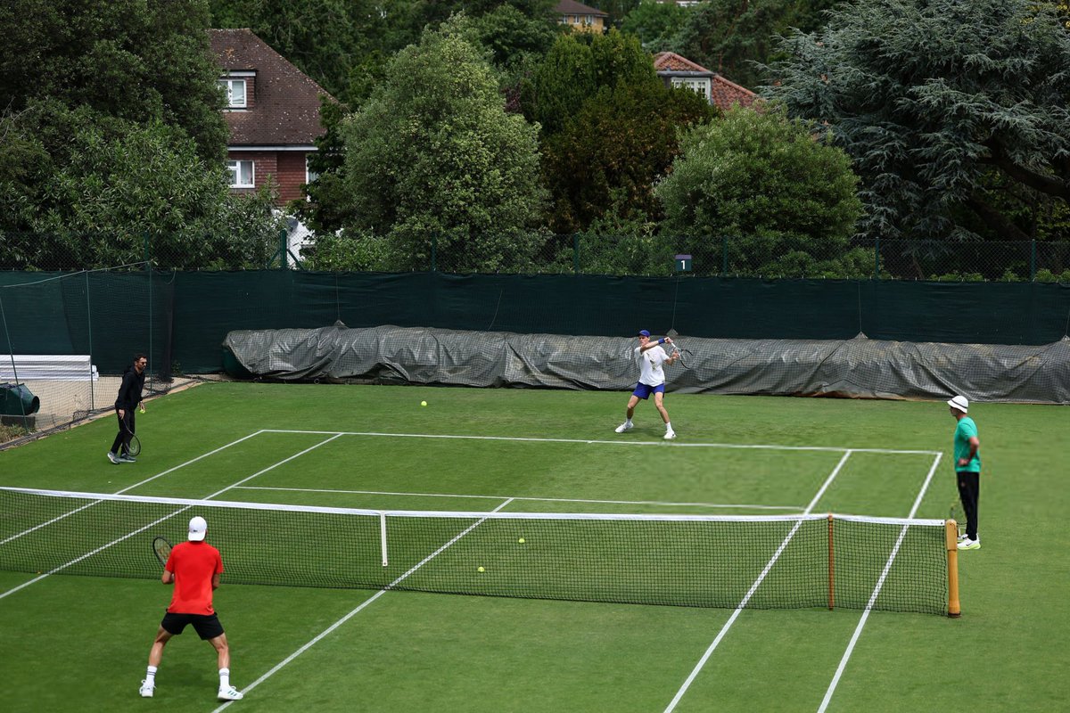 Jannik Sinner &amp; Grigor Dimitrov 

#Wimbledon