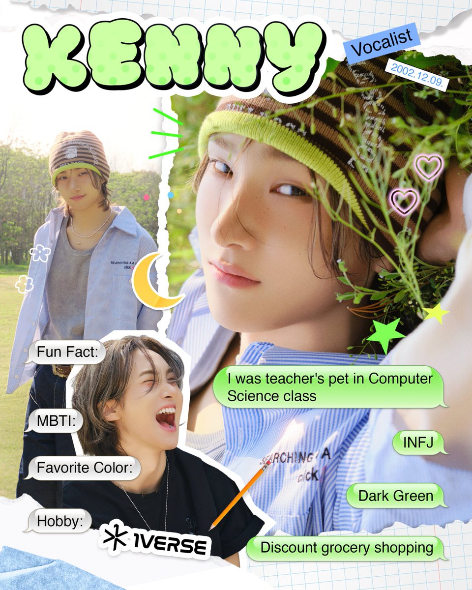 1VERSE_official's tweet photo. 'KENNY'  

1VERSE 유니버스 Profile Collage  

#1VERSE #유니버스 #KENNY #케니
#Multiverse #1VERSE_Multiverse 
#The1stVerse #1VERSE_The1stVerse https://t.co/mcUeeQuaGB