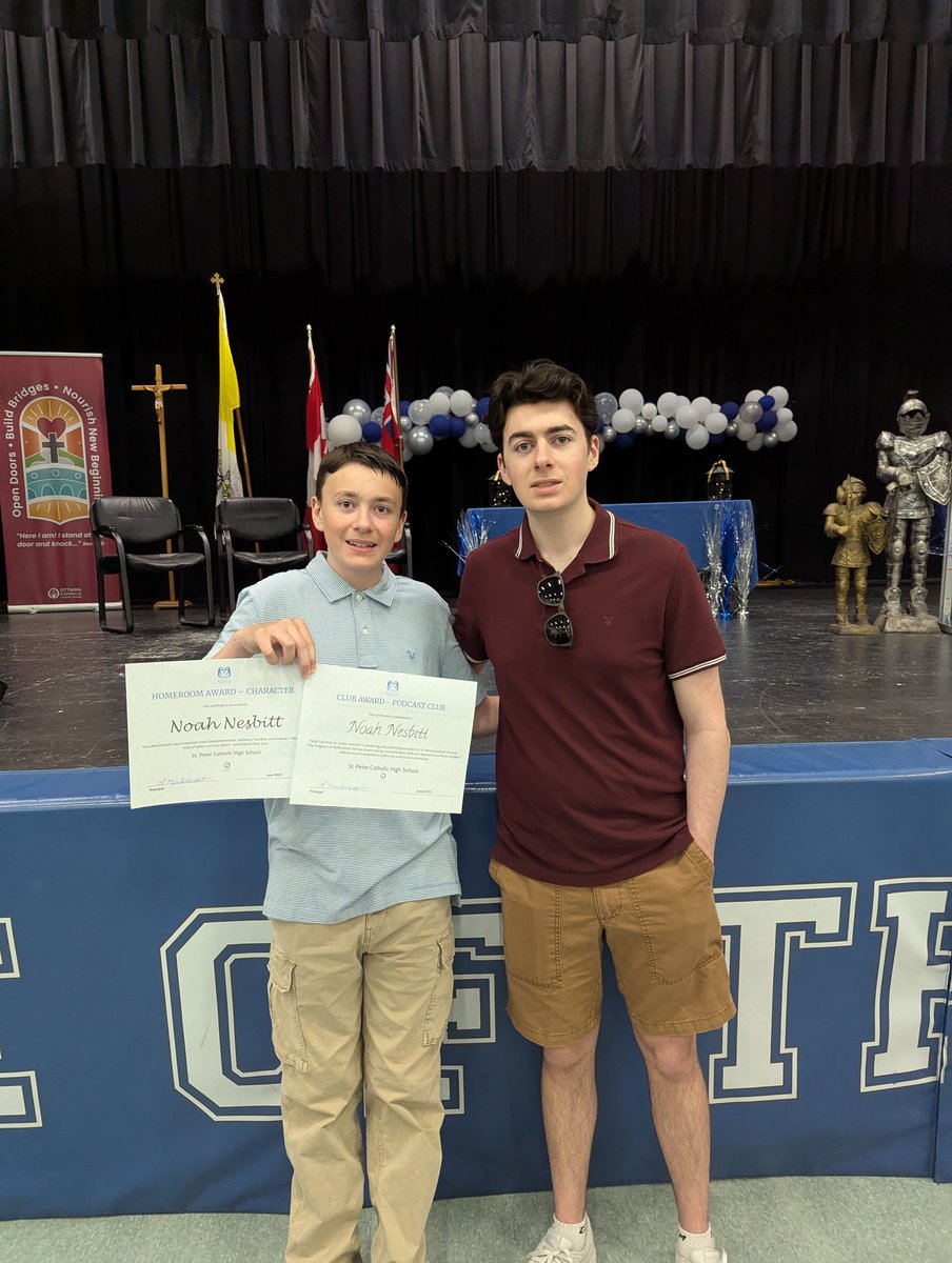 Amy Nesbitt (she/her) (@amynesbitt1) on Twitter photo Congratulations Noah for getting a Six C Character Award and a Club award for his devotion to Podcast club with Mr Breton. Thanks for a great year <a href="/StPeterOCSB/">St. Peter High School</a> Congratulations Noah for getting a Six C Character Award and a Club award for his devotion to Podcast club with Mr Breton. Thanks for a great year <a href="/StPeterOCSB/">St. Peter High School</a>