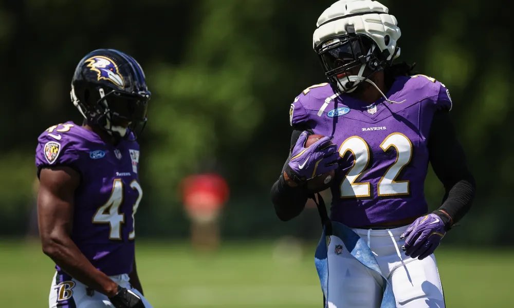 PFF ranked the Ravens RB room #1 in the NFL:

- Derrick Henry: 93.5 rushing grade, 89 missed tackles forced, 6.0 YPC. 
- Justice Hill: 89.0 receiving grade, 0 drops on 52 targets. 
- Keaton Mitchell: 92.5 rushing grade in limited action. 
- Rasheen Ali: Special teams boost.
