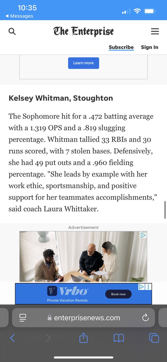 Kelsey Whitman 2027 (@kelseywhitman_4) on Twitter photo Thank you <a href="/BrocktonSports/">Brockton Enterprise sports</a> for the nomination for Enterprise player of the year!!
Voting has officially opened, happy to be nominated along with another fury player <a href="/AlannaFidalgo29/">Alanna Fidalgo 2029</a>!! 🖤🤍enterprisenews.com/story/sports/h… Thank you <a href="/BrocktonSports/">Brockton Enterprise sports</a> for the nomination for Enterprise player of the year!!
Voting has officially opened, happy to be nominated along with another fury player <a href="/AlannaFidalgo29/">Alanna Fidalgo 2029</a>!! 🖤🤍enterprisenews.com/story/sports/h…