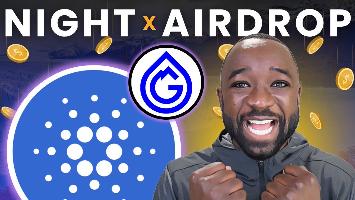 dapp_central's tweet image. The BIGGEST airdrop in #Cardano history is here!
Midnight’s $NIGHT token is dropping 50% to ADA holders, 20% to BTC, and 30% to ETH, SOL, XRP &amp;amp; more.
🔥 100% FREE to claim &amp;amp; participate
📈 Designed to reward long-term supporters
🎯 Transparent tokenomics
youtu.be/EpajdGYkTMc