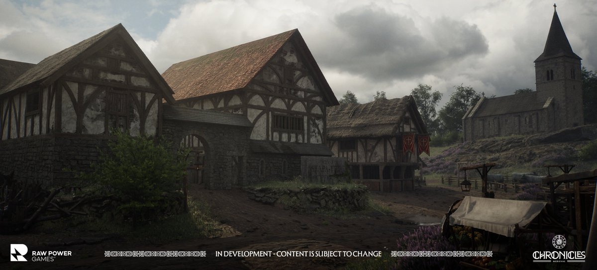 Chronicles1313's tweet image. Our first little sneak peek is all about settlements!
Here’s a small glimpse into a place you might one day call home, rule … or conquer. ⚔️
These early shots from Chronicles: Medieval gives a taste of the world we’re building.