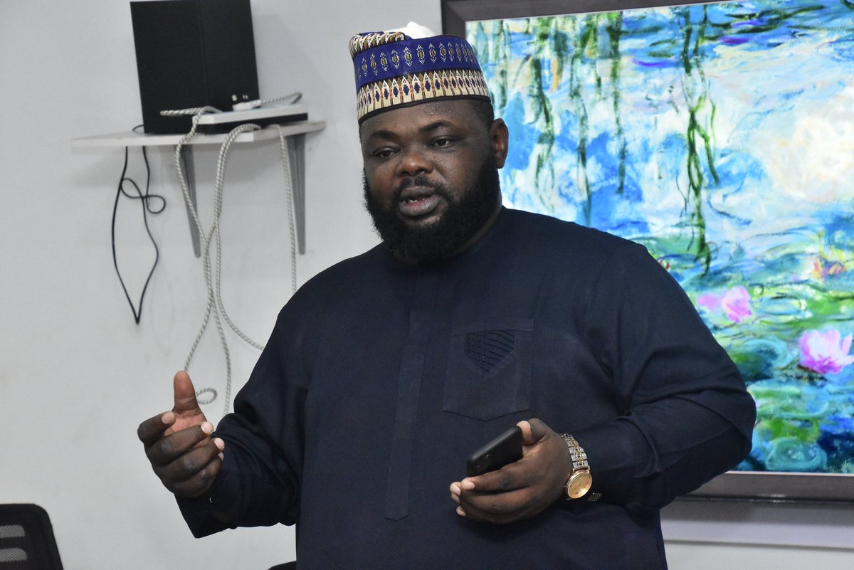 Daily_TrustF's tweet image. Chief Operating Officer, TrustTV, Ibrahim Shehu during his session