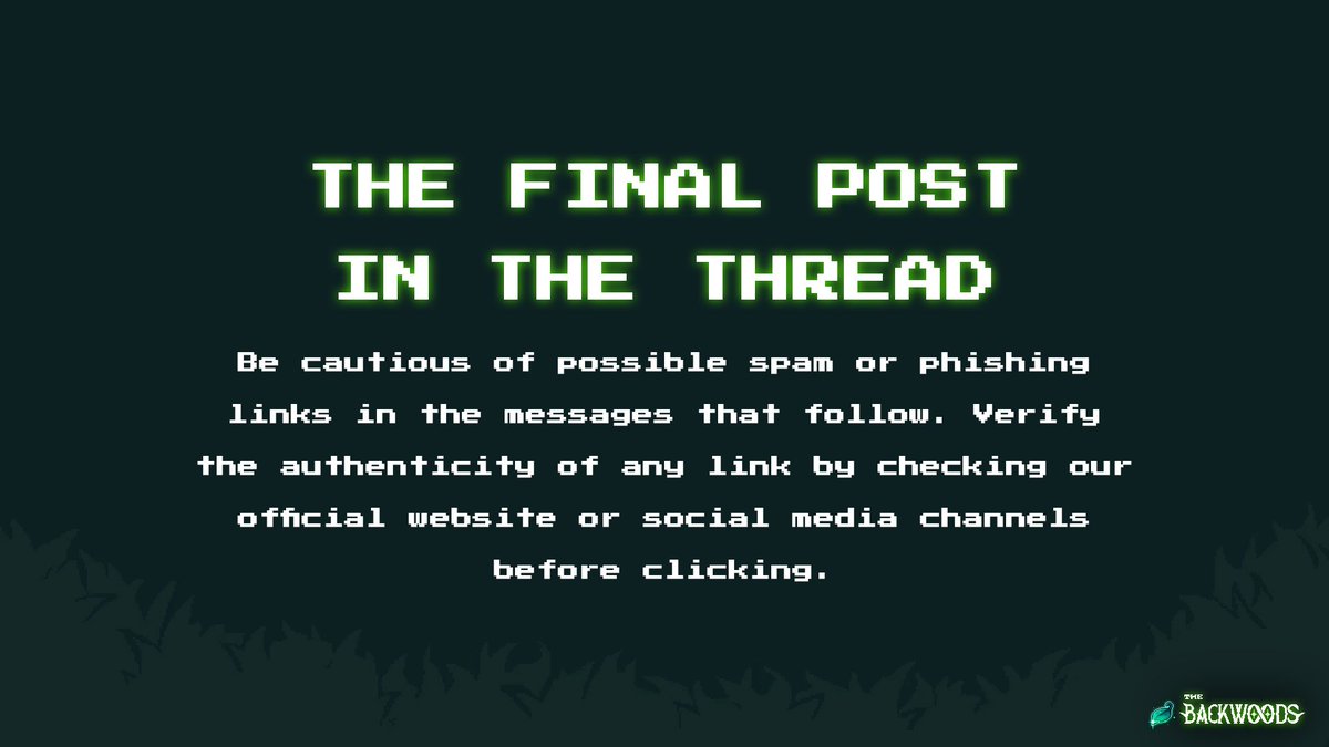 7/🌱 TL;DR

$LEAF Season = Airdrop + Gameplay + Community

Join the woods now:

▶️ app.backwoods.gg

It's leafly time! 🍃