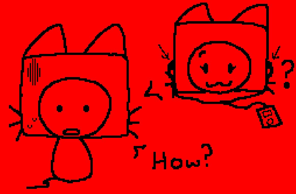 Gato and her iPod ;3

#art #doodle