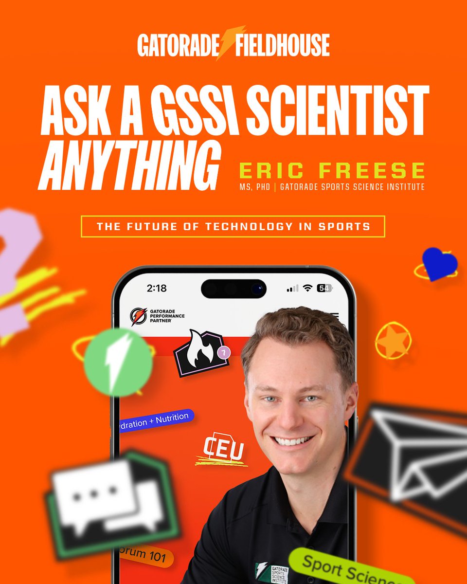 GPPartner's tweet image. Curious about the future of tech in training? GSSI’s Eric Freese will be live on the Gatorade Fieldhouse June 27th to answer your questions. Drop your questions by June 26th and tune in for insights and answers: bit.ly/4l79qqE