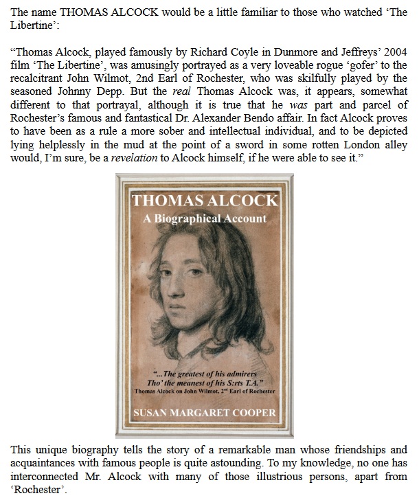 SueCooperBridge's tweet photo. #Stuart #Era #Folk
‘THOMAS ALCOCK’, is a biography of a remarkable #17thCentury man. Not only handsome, as shown in #SamuelCooper’s drawing, but he was well-educated too. His diverse friendships included, #BishopJeremyTaylor &amp; #JohnWilmot #EarlofRochester!
https://t.co/Al9g7twjZ8 https://t.co/lsDEGetAtW