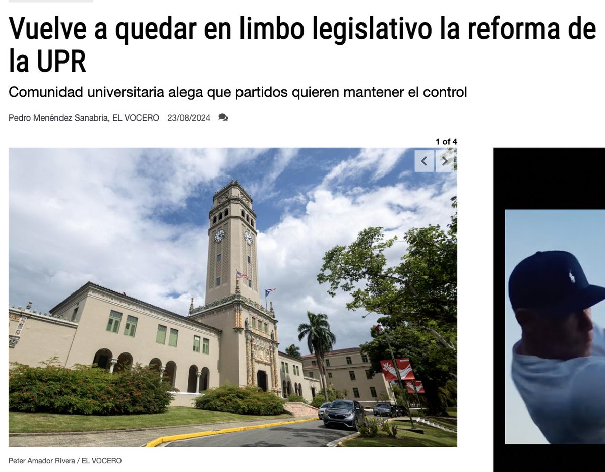 manuelnatal's tweet photo. No quería hacer esto, pero como hay amigos del PPD que parecen tener memoria selectiva, aquí un pequeño recordatorio: 

El pasado cuatrienio se presentó un proyecto de consenso para reformar la ley universitaria. Entre los cambios más importantes se encontraba precisamente cómo se escogía la presidencia de la UPR. 

En resumen, si se hubiese aprobado el proyecto, lo que ocurrió hace unos días con la selección de Zayira Jordán jamás hubiese ocurrido con la Reforma Universitaria. 

¿Por qué no se aprobó el proyecto? Porque el entonces Presidente del PPD y del Senado, José Luis Dalmau, se alió con Rivera Schatz para derrotar el proyecto. 

Es decir, el PPD, con control de Cámara y Senado, no aprobó la Reforma Universitaria que detenía el control absoluto de la UPR por parte del PNP. 

Claro, Zayira fue candidata del MVC y nosotros también tenemos que asumir nuestra responsabilidad, pero tampoco nos llamemos a engaño: a Zayira la ignoraron cuando era candidata del MVC y la engrandecieron cuando salío del MVC y se dedicó a despotricar contra el MVC. 

Si Zayira todavía formara parte del MVC o si tan siquiera defendiera las posturas que asumió como candidata, jamás hubiese sido electa Presidenta de la UPR bajo una Administración https://t.co/dobMl87SEv quería hacer esto, pero como hay amigos del PPD que parecen tener memoria selectiva, aquí un pequeño recordatorio: 

👉 El pasado cuatrienio se presentó un proyecto de consenso para reformar la ley universitaria. Entre los cambios más importantes se encontraba precisamente cómo se escogía la presidencia de la UPR. 

👉 En resumen, si se hubiese aprobado el proyecto, lo que ocurrió hace unos días con la selección de Zayira Jordán jamás hubiese ocurrido con la Reforma Universitaria. 

👉 ¿Por qué no se aprobó el proyecto? Porque el entonces Presidente del PPD y del Senado, José Luis Dalmau, se alió con Rivera Schatz para derrotar el proyecto. 

👉 Es decir, el PPD, con control de Cámara y Senado, no aprobó la Reforma Universitaria que detenía el control absoluto de la UPR por parte del PNP. 

✋ Claro, Zayira fue candidata del MVC y nosotros también tenemos que asumir nuestra responsabilidad, pero tampoco nos llamemos a engaño: a Zayira la ignoraron cuando era candidata del MVC y la engrandecieron cuando salío del MVC y se dedicó a despotricar contra el MVC. 

✋ Si Zayira todavía formara parte del MVC o si tan siquiera defendiera las posturas que asumió como candidata, jamás hubiese sido electa Presidenta de la UPR bajo una Administración PNP.

"Las cosas como son"