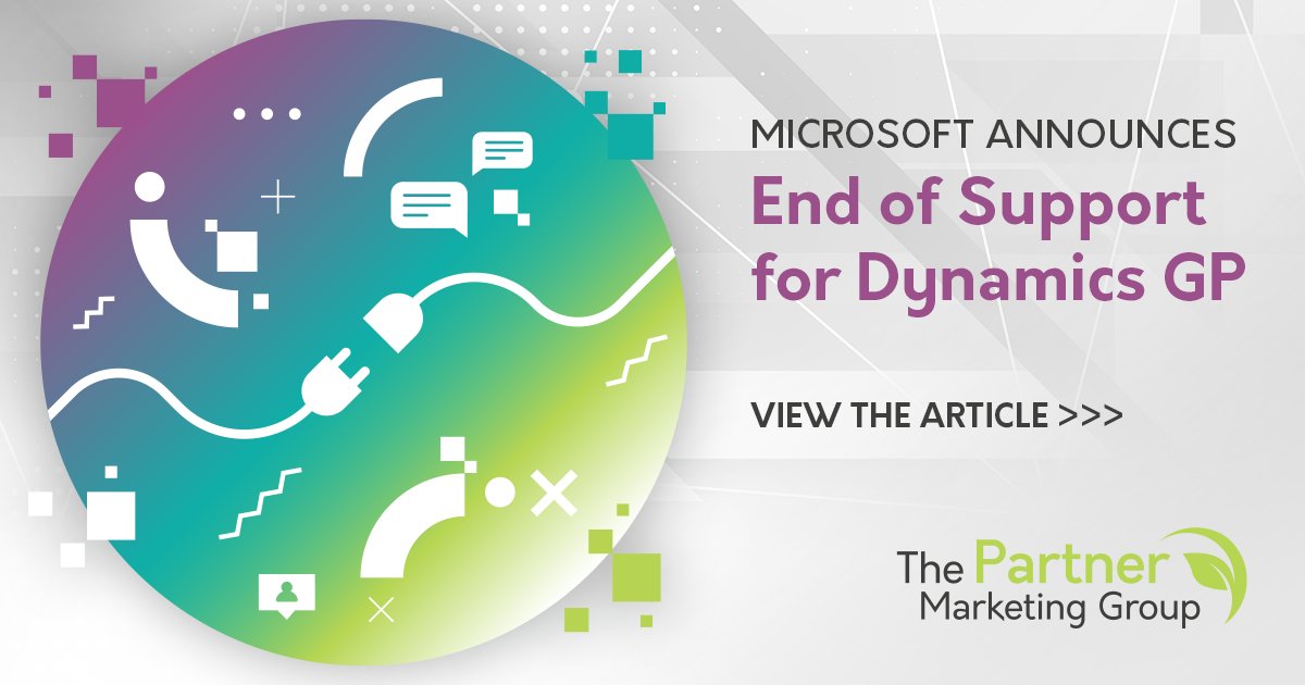 It's official - the end of #DynamicsGP support is at hand and has astounded many long time and faithful community members. 
Read the formal announcement, get key dates, and find out what this will mean for users, Partners, and ISVs who support #msdyngp: bit.ly/3O6KK2T