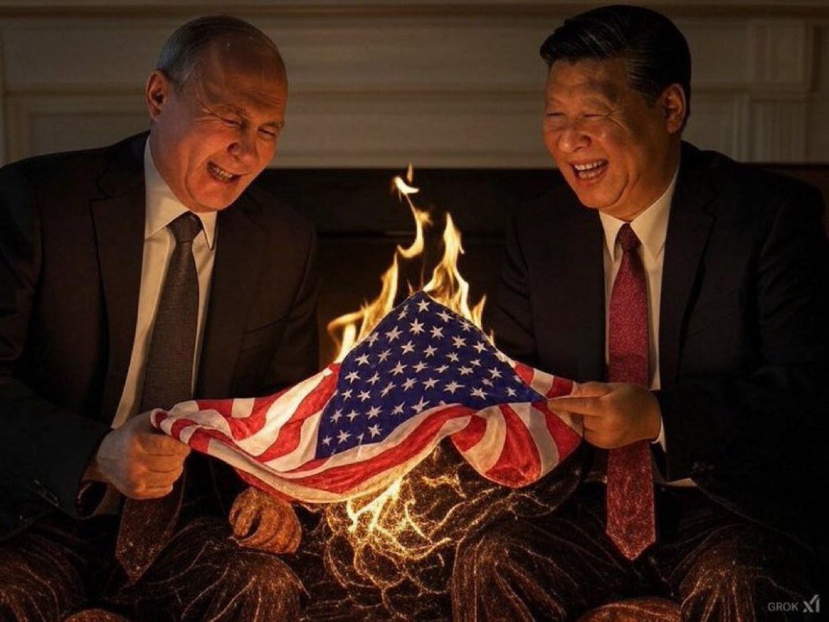 <a href="/AdamKinzinger/">Adam Kinzinger (Slava Ukraini) 🇺🇸🇺🇦</a> For those who are still gullible about Trump;
Trump pretends to be against China in order to have an excuse for destroying US economy.
He WORKS for BOTH China and Russia.