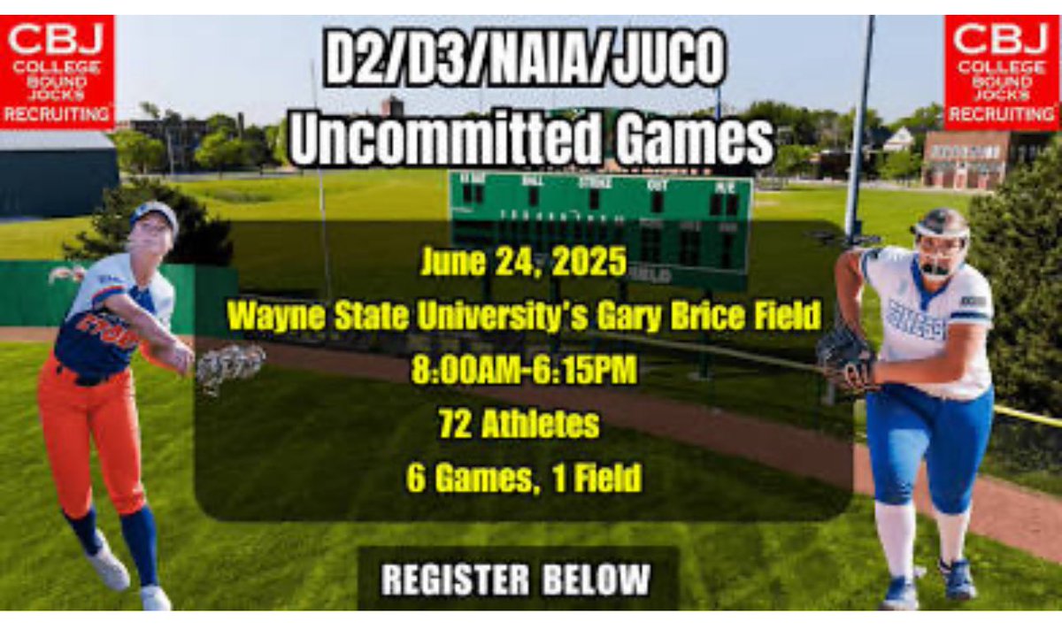 SoftballRavenna's tweet image. Congratulations to incoming Senior @RileyHomoly being selected to the D2 College Uncommitted Games!  Games are on today and streaming on YouTube at 1:10 and 4:10 PM EST CBJ Uncommitted Games @ Wayne State University!  Good Luck Riley!!