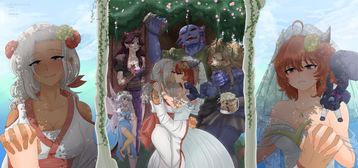 YanniSonata's tweet photo. For once, I'm genuinely happy (DnD After Story)

My orphan monk finally found happiness at last.
***

Aurora: To think someone like me would be this happy. Brother, are you proud of me?

#VGen #vgenchallenge #DnD #ocs https://t.co/sUx3oK7qOK