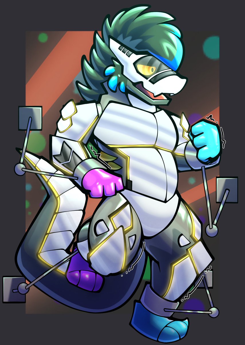 >>Synth Armor online<<
>>Lycanroc Hardware Functionalities overriden<<
>>Memory wipe in 3…2…<<

What a stunning artwork! Love this so much. Thank you! :D

Commission by <a href="/ReenubLmao/">Reenub</a> 

#synth #lycanroc #furry #latex #rubber #armor #permanent