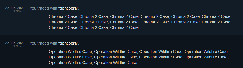 Assault3r's tweet photo. @gencobraCS Me somehow finding this post on twitter randomly has to be lower chance than unboxing a knife, I guess I kind of participated! https://t.co/aJnVdltaxJ