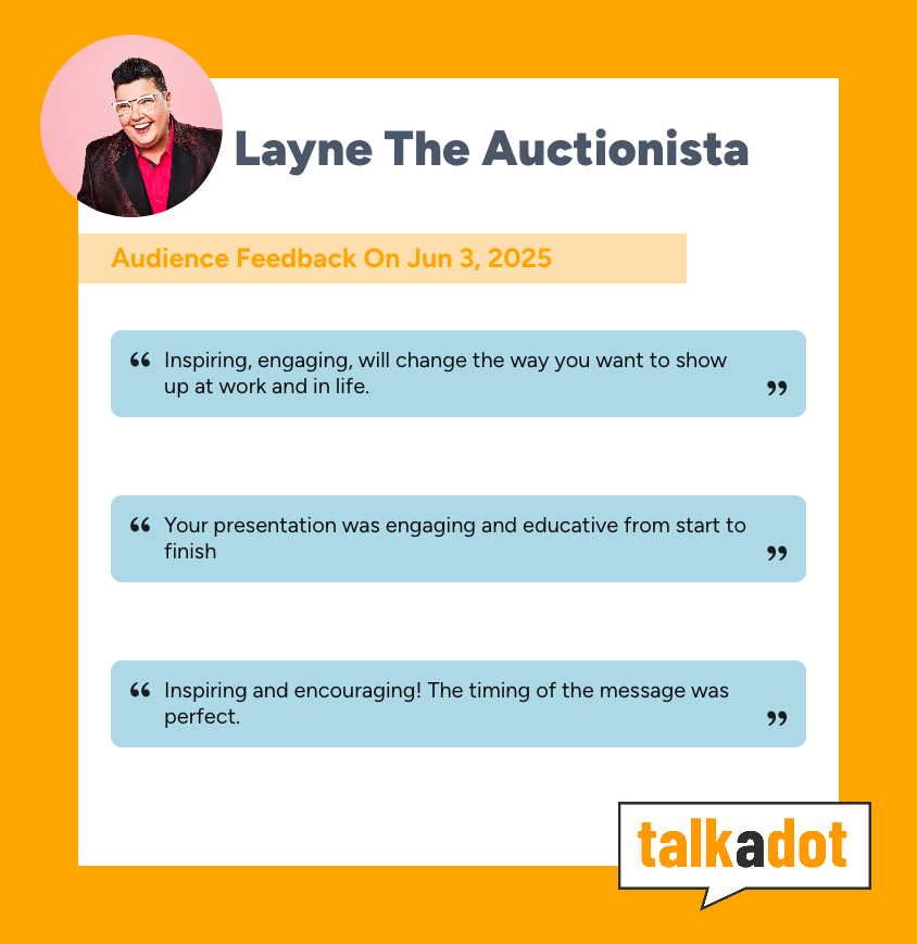 Tried <a href="/talkadot/">Talkadot</a>  for the first time after a recent keynote  and although I'm JUST getting around to reviewing feedback I can honestly say... I’m hooked. 
As  a speaker, getting real-time, anonymous feedback  gives me a direct line to the what's working and what's not.