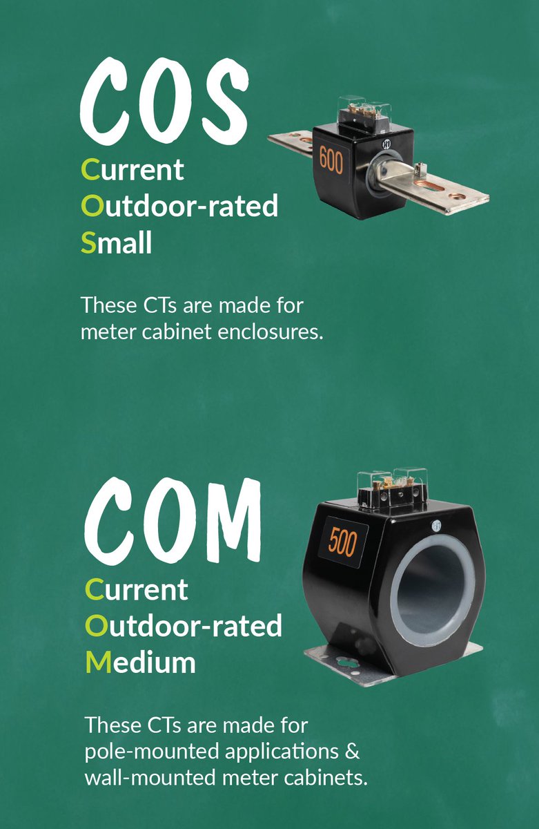 AccuGridTech's tweet image. Curious about the different uses for our 600V Metering Current  Transformers? Here&apos;s a quick crash course on the unique applications for  each of AccuGrid&apos;s products! #powerinprecision #electricutility