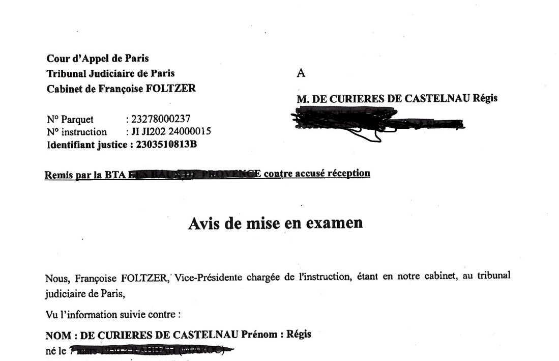 Régis de Castelnau (@r_decastelnau) on Twitter photo Et voilà ! Il fallait que ça arrive !
Me voilà mis en examen.
Bon, il faut dire que je l’ai cherché, à force de dire que la France faisait fausse route en Ukraine, de m’élever depuis le premier jour contre le carnage de Gaza devenu génocide, de taper quotidiennement sur Macron, Et voilà ! Il fallait que ça arrive !
Me voilà mis en examen.
Bon, il faut dire que je l’ai cherché, à force de dire que la France faisait fausse route en Ukraine, de m’élever depuis le premier jour contre le carnage de Gaza devenu génocide, de taper quotidiennement sur Macron,