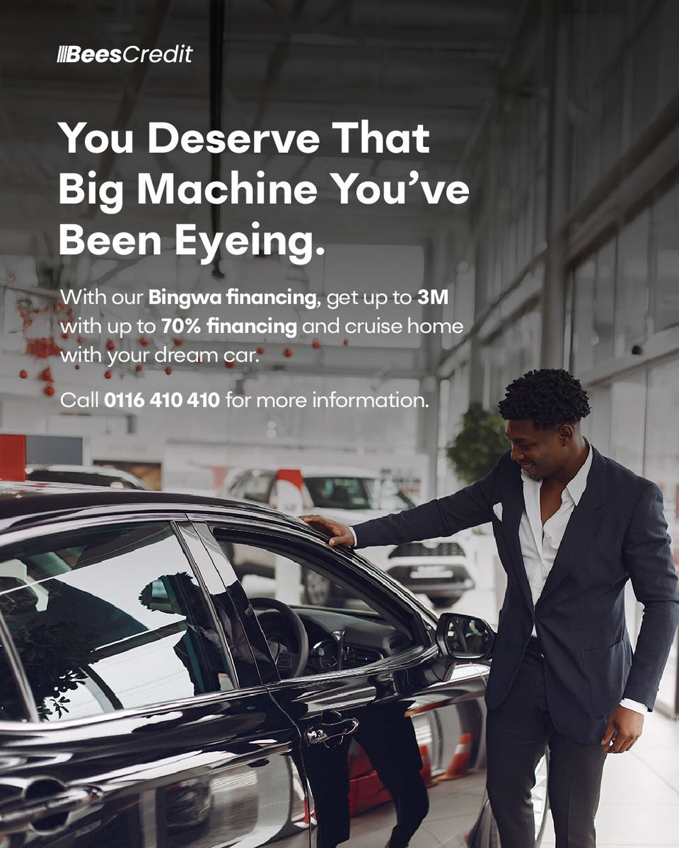 Keys first, payment later. Get yourself that machine you've been eyeing with our affordable financing options. 

#carfinancingke #carfinancingkenya #affordableloanske #loanskenya #loanske